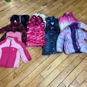 4T Girls Outerwear Lot